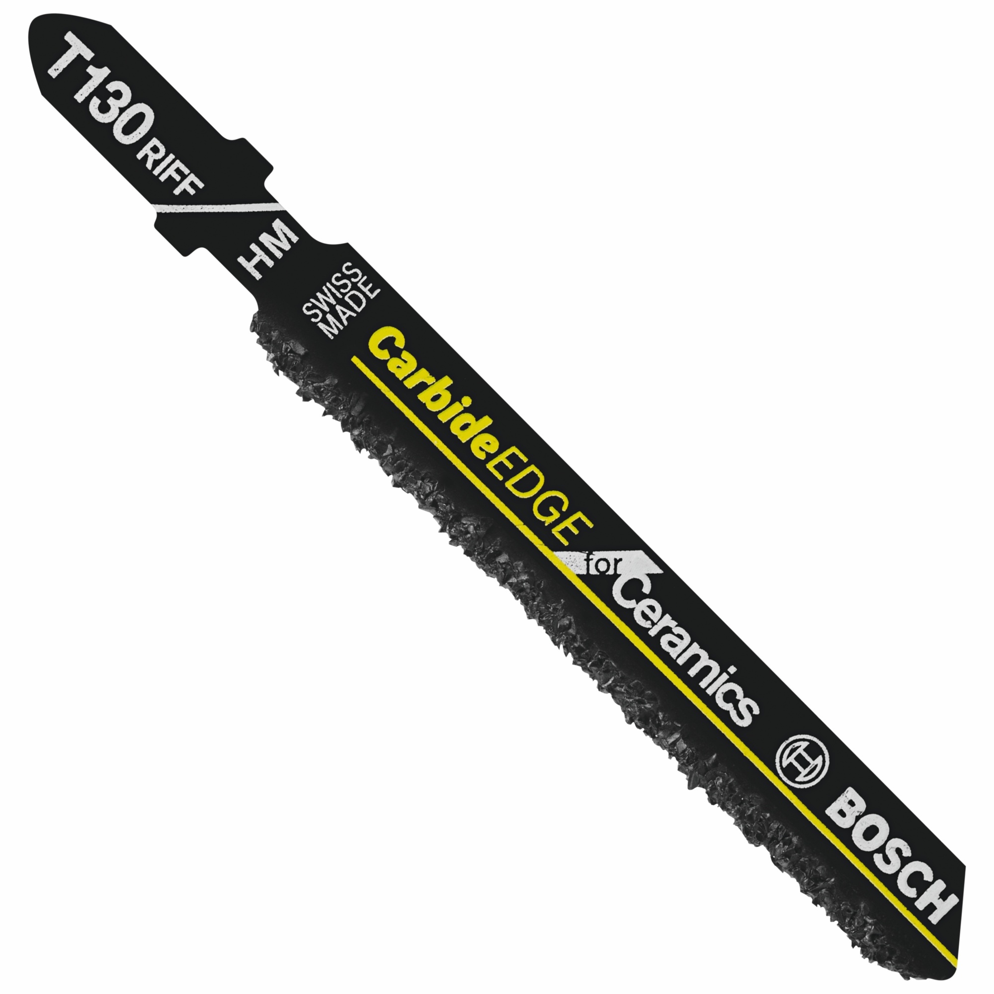 Bosch T-Shank Jig Saw Blade — 3 1/4in., 30 Grit, Carbide Edge for Ceramics, Model# T130RF1